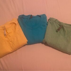 Men’s Next Level Apparel Short Sleeve Tees - Yellow, Blue, Green